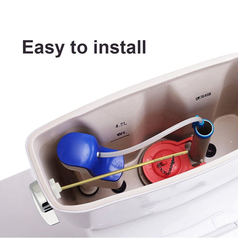 Owfeel Universal Toilet Tank Flush Lever - Deluxe Side Mount Brass Handle Replacement Fit Most Toilets - Image 5